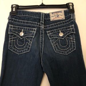 True religion kids denim jeans bootcut pants